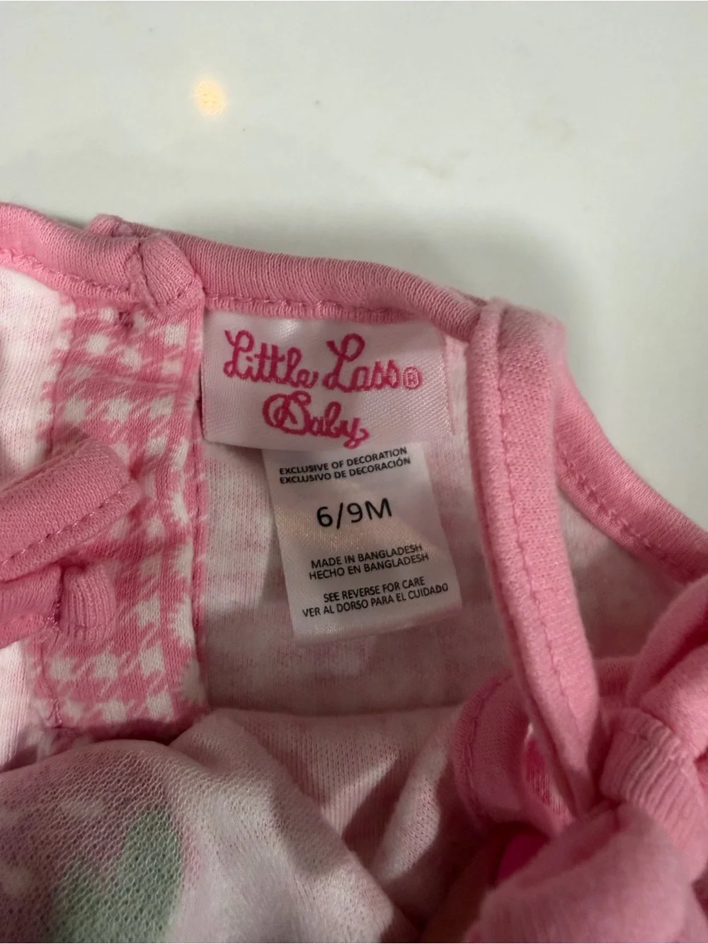 3 Baby Girls Tank Top and Bloomer Sets (3-6 and 6-9). Angel Dear and Little Lass